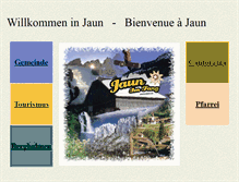 Tablet Screenshot of jaun.ch